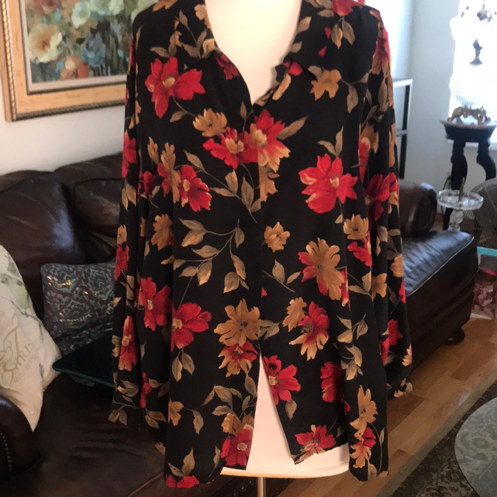 Jones New York silk blouse
